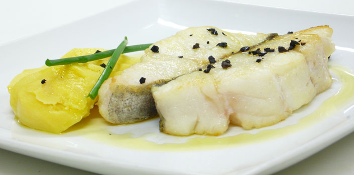 Skrei en Restaurante Mencía